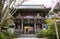 MIYAJIMA, JAPAN - APRIL 01, 2019: Niomon`s main gate in Daisho-in Temple, Miyajima Island, Japan