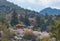 Miyajima Temple surrounded by cherry blossoms during the Spring