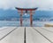 Miyajima temple torii gate, Hiroshima