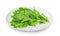 Mizuna lettuce isolated Japanese Mustard, vegetable salad for go