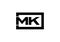 MK square simple Logo Images vector
