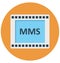 Mms, message, multimedia message, Isolated Vector icons that can be easily modified or edit