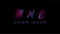 MNO Font Logo Type Template in futuristic disco style