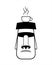 Moai icon. Simple element vector illustration on white background.