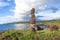 Moai Ruins in Easter Island, Chile