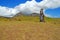 Moai Stone Statue at Rapa Nui - Easter Island