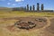 Moai Stone Statues at Rapa Nui