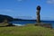 Moais at Ahu Tahai ceremonial complex near Hanga Roa, Rapa Nui Easter Island