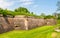 Moats and fortifications of Neuf-Brisach, France