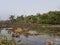 Moats neer Neak Pean Royal Reservoirs, Siem Reap Province, Angkor\\\'s Temple Complex Site listed as World Heritage by Unesco i