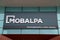 mobalpa logo text and brand sign front facade wall entrance store chain shop