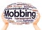 Mobbing word cloud hand sphere concept