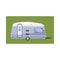 Mobil home icon, cartoon style