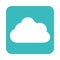 Mobile application cloud storage data web button menu digital flat style icon