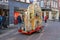 Mobile art installation in historic centre of Utrecht, the Netherlands