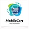 Mobile Cart Logo Template Design Template