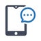 Mobile Chat, messaging, text icon