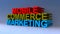 Mobile commerce marketing on blue