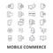 Mobile commerce related icons