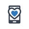 Mobile dating icon