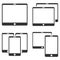 Mobile Device Vector Flat Icon Set