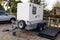 Mobile diesel generator on a trailer
