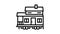 mobile home house line icon animation