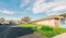 Mobile home park, age-restricted (55+) community in Oceano, California. Architecture, street view