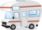 Mobile home RV illustration