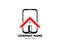 Mobile House Logo Template Design Vector