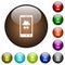 Mobile incognito color glass buttons