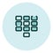 Mobile keypad, icon