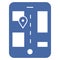 Mobile Map Isolated Vector icon which can easily modify or edit