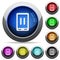 Mobile media pause round glossy buttons