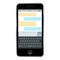 Mobile messenger chat, hands with smartphone sending a message. Isometric flat design, vector illustration. Smartphone