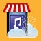 mobile music store online cloud