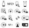 Mobile Network Icons Set