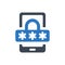 Mobile password protection icon