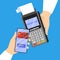 Mobile payment. Digital money transaction through device