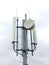 Mobile phone communication celullar radio tower, microwave antenna, transmitter