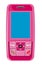 Mobile phone pink