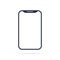 Mobile phone smartphone device gadget in line style on the white