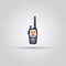 Mobile radio isolated vector icon