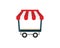 Mobile shop food cart carriot kart logo