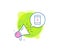 Mobile Shopping line icon. Online buying. Vector