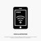 Mobile, Sign, Service, Wifi Solid Black Glyph Icon