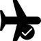 Mobile Smart Phone Airplane Mode Vector Icon