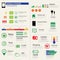 Mobile smart phone infographic