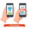 Mobile smartphone ecommerce online shopping