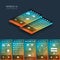 Mobile user interface vector template. Smartphone